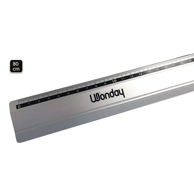 Safe Tool Fournitures de bureau regle coupe aluminium 80 cm