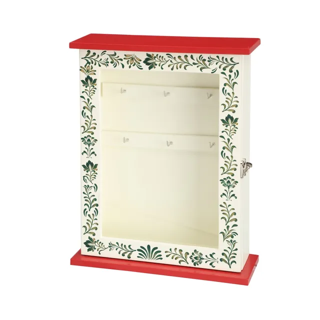 Stokomani Maison Déclic Home boîte à clés rouge 30x22cm
