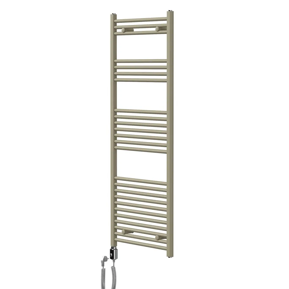 ECD LuxeBath Sèche-serviette électrique beige 600W 60x150 cm
