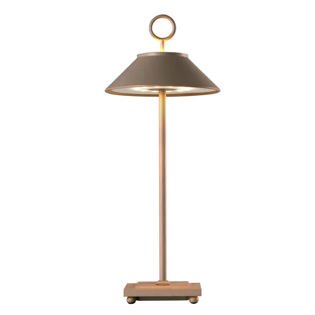 Red Deco Marais Bronze H29cm Lampe sans fil aluminium dimmable