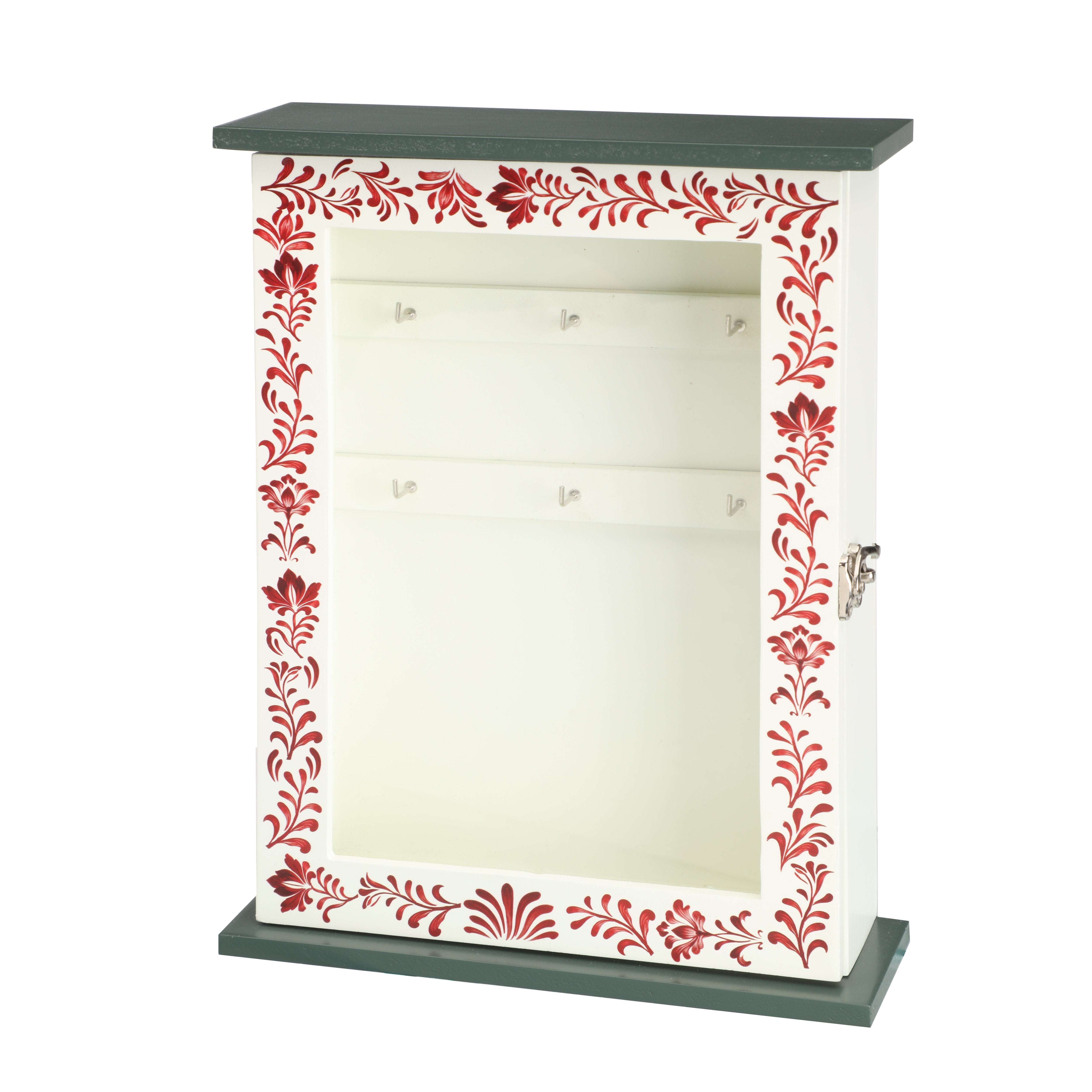 Stokomani Déclic Home boîte à clés 30x22 cm vert verre