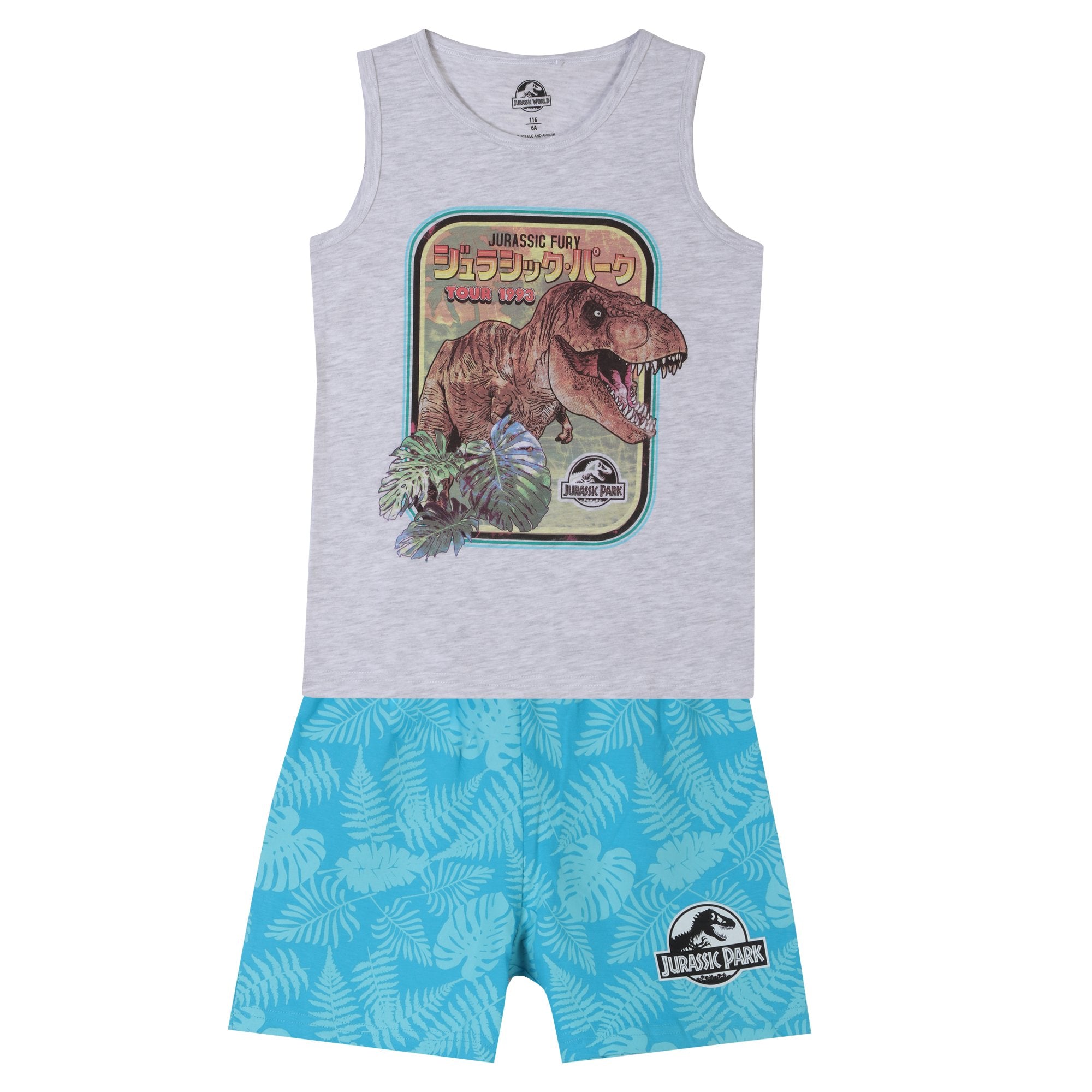 Stokomani Mode Pyjashort licence 4-8 ans bleu clair
