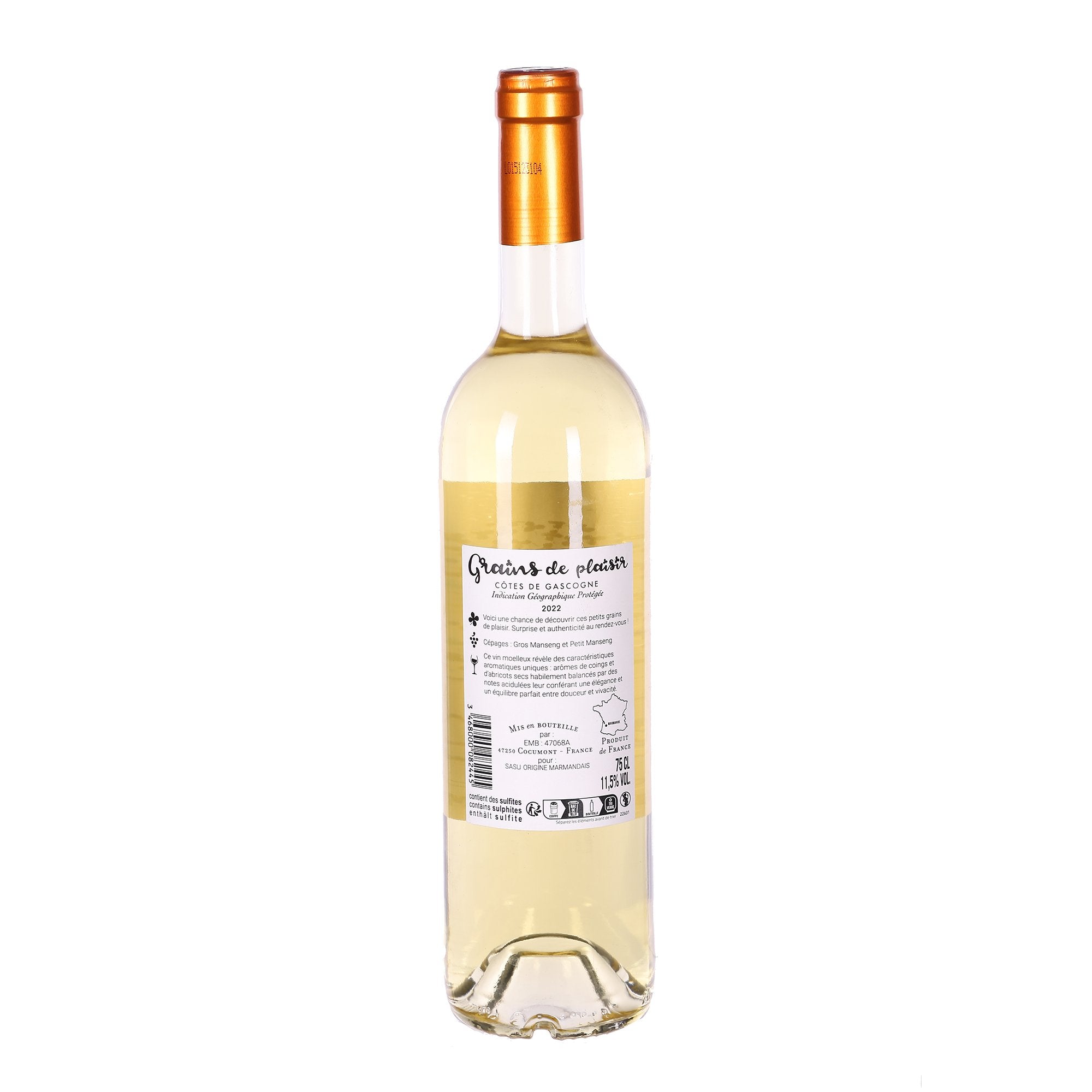 Stokomani Côtes de Gascogne blanc moelleux 2022