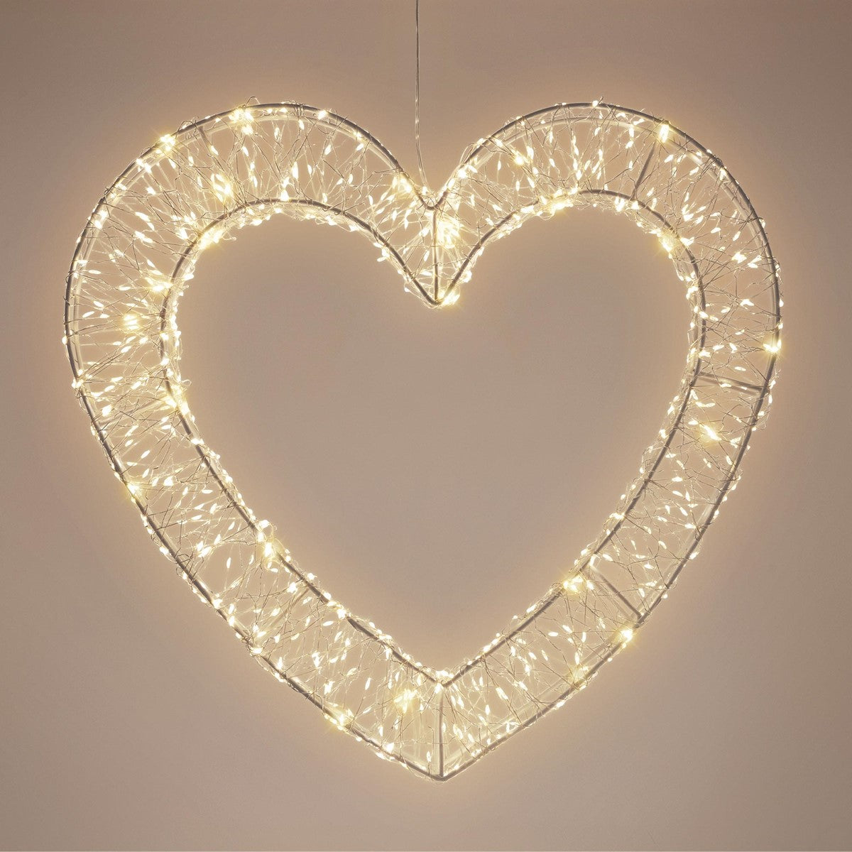 ECD Germany Haus & Wohnen Cœur LED 46 cm 720 LED timer