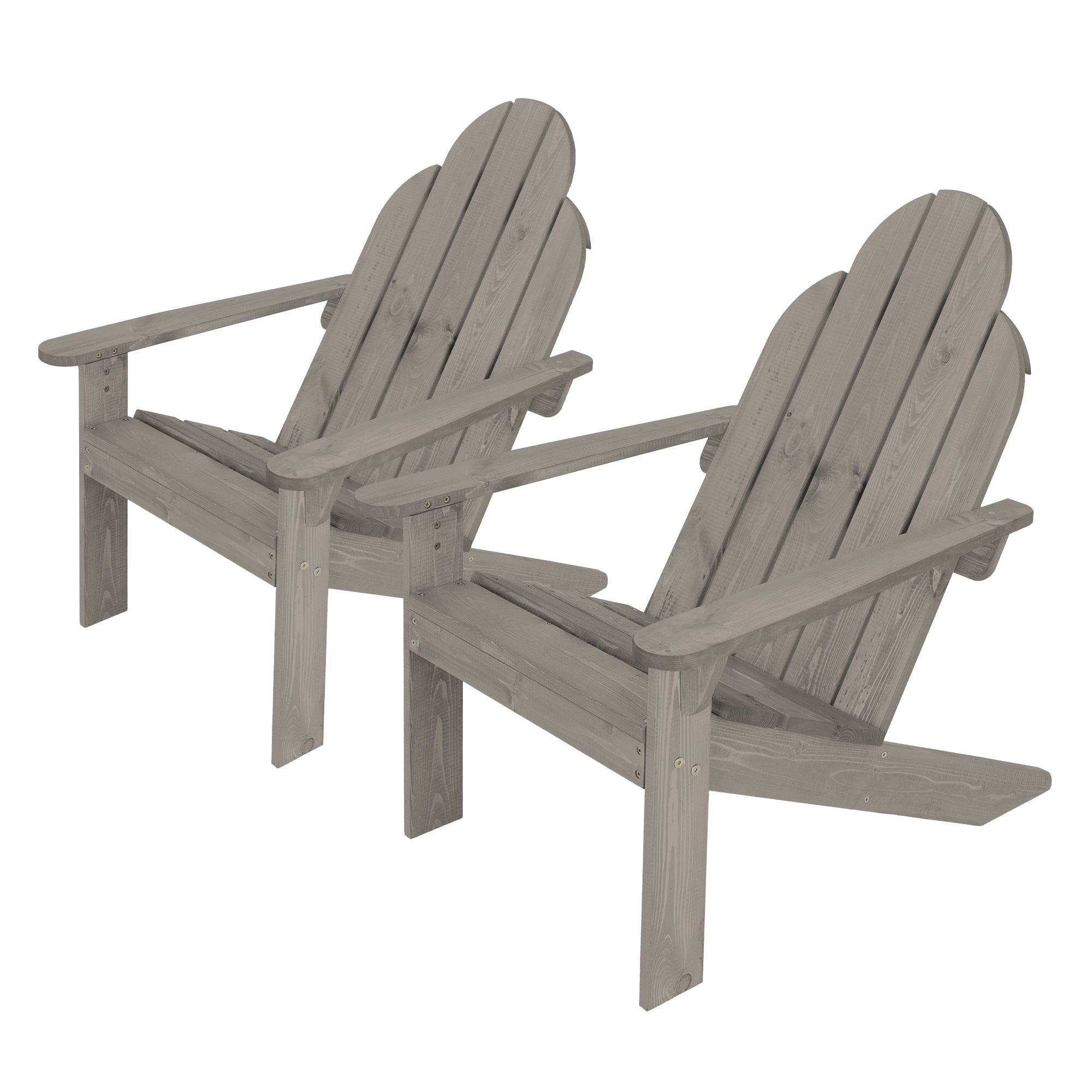 ECD Germany Garten fauteuil Adirondack bois marron 1 place