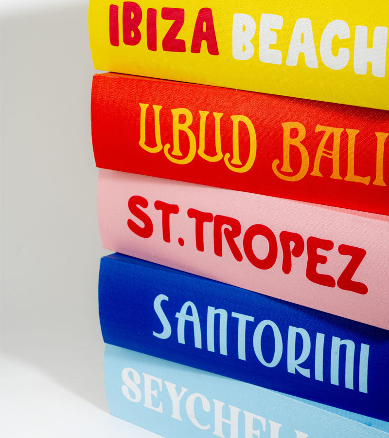 L'avant gardiste Design table d'appoint Pile de livres Paradise