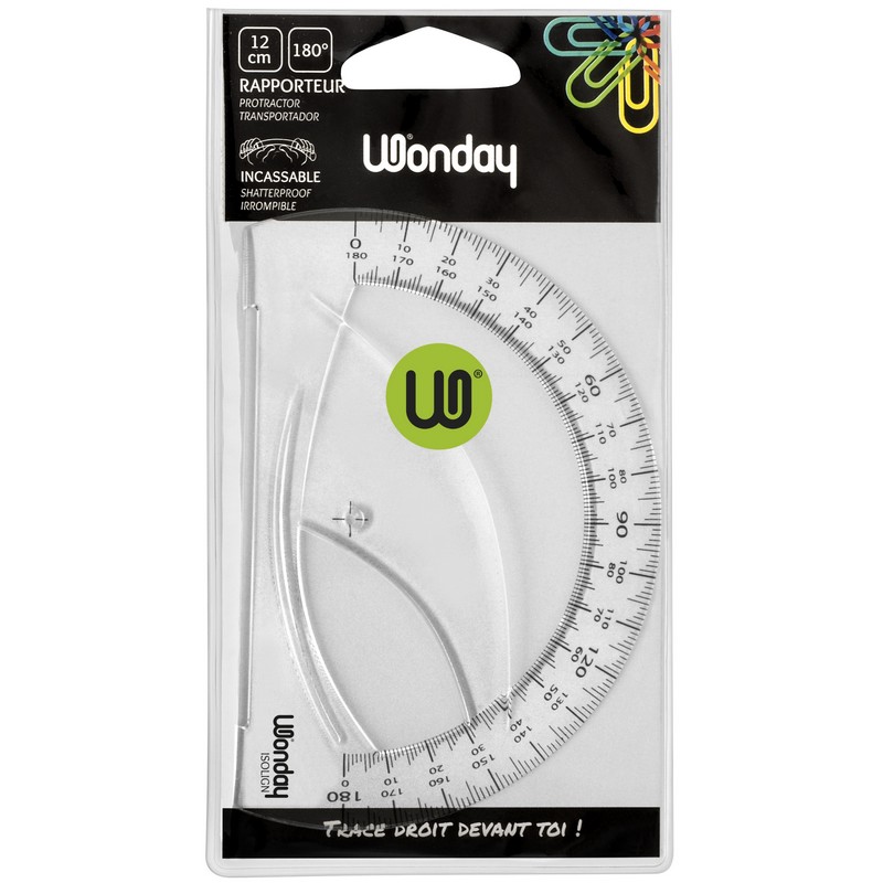 Safe Tool ISOLIGN rapporteur 180° 12 cm plastique