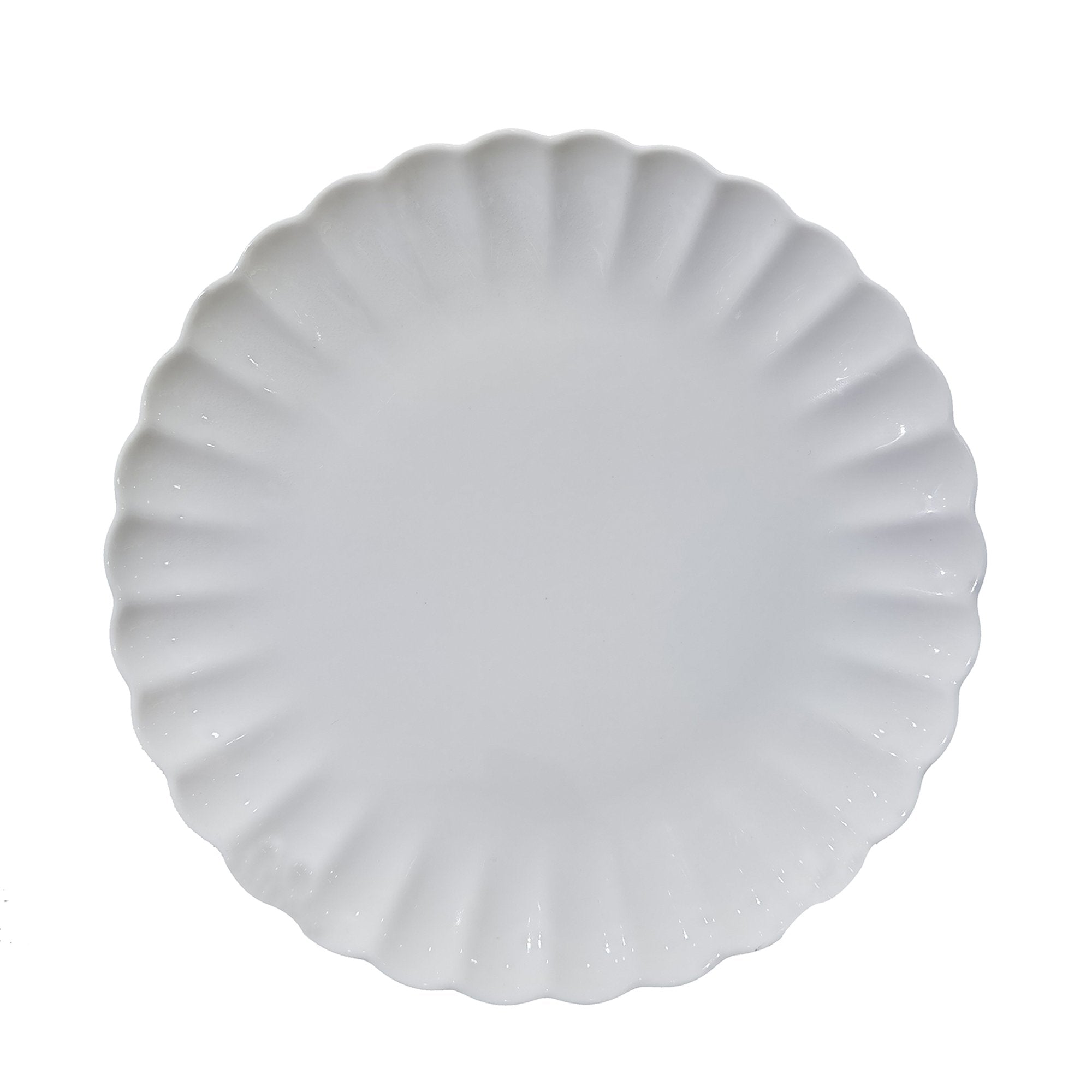 Assiette coquillage blanc 25 cm arts de la table marine