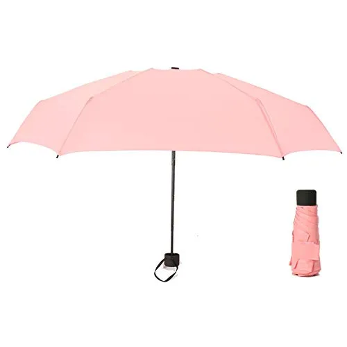 Shop-Story Lifestyle mini-parapluie pliable rose 17 cm