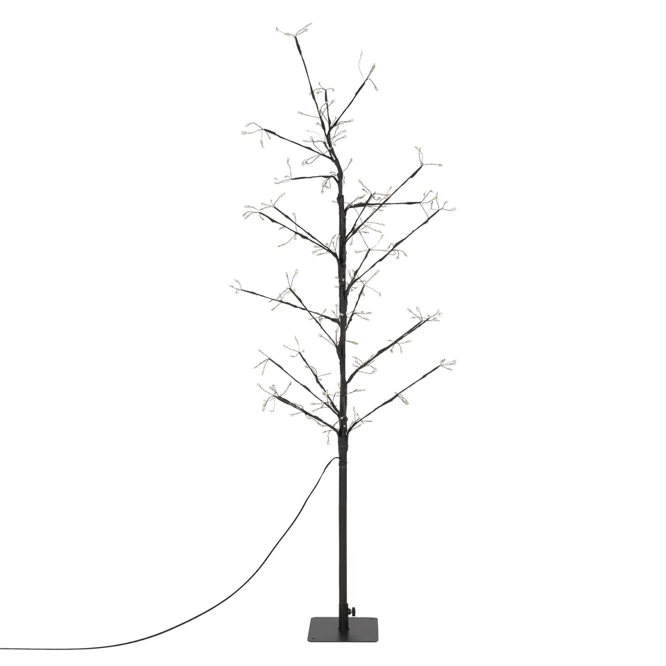 ECD Germany sapin LED blanc chaud 120 cm déco Noël IP44