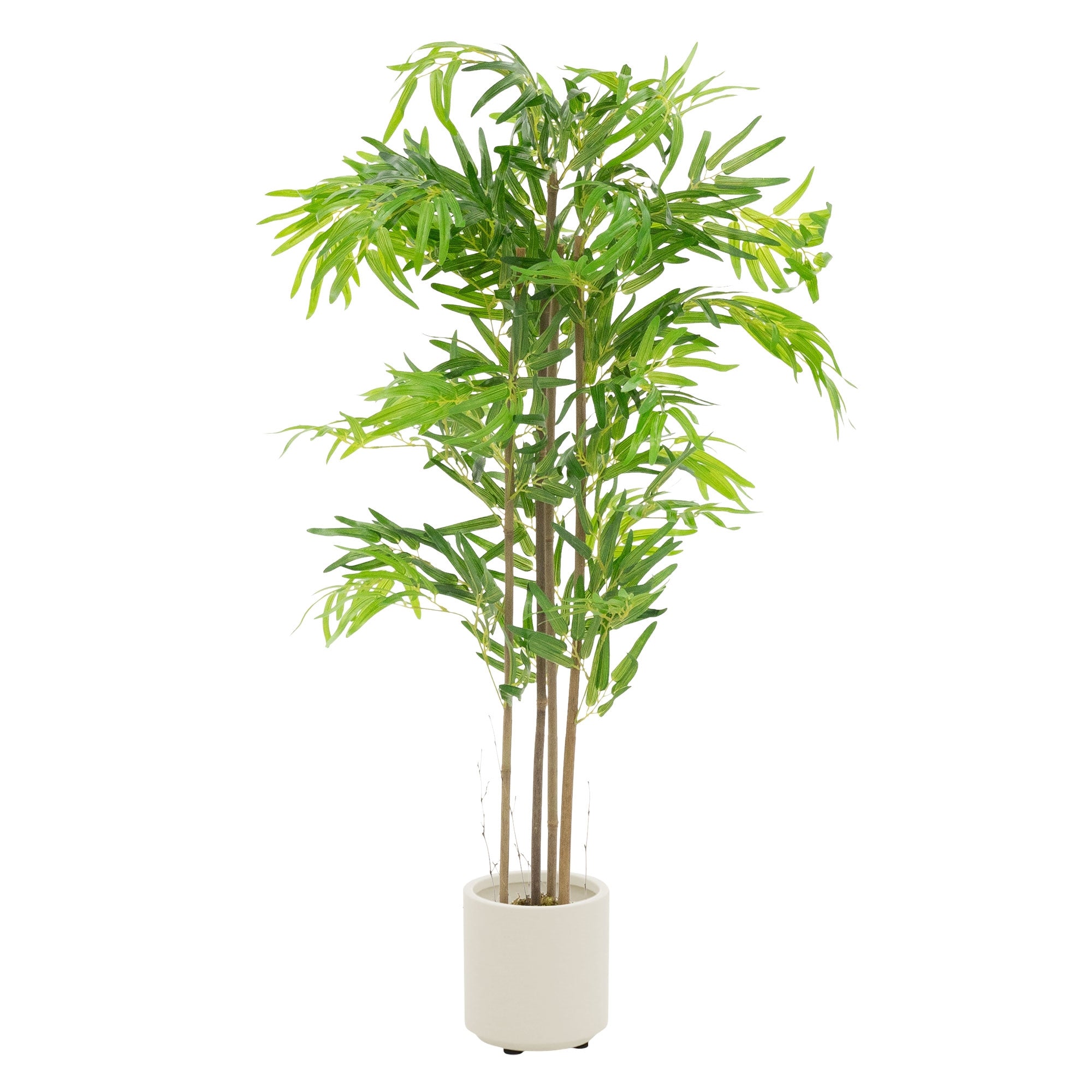 ECD Germany Haus & Wohnen ML-Design bambou artificiel 210 cm troncs naturels
