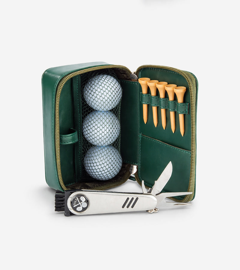 L'avant gardiste Outdoor coffret putter golf cuir vert