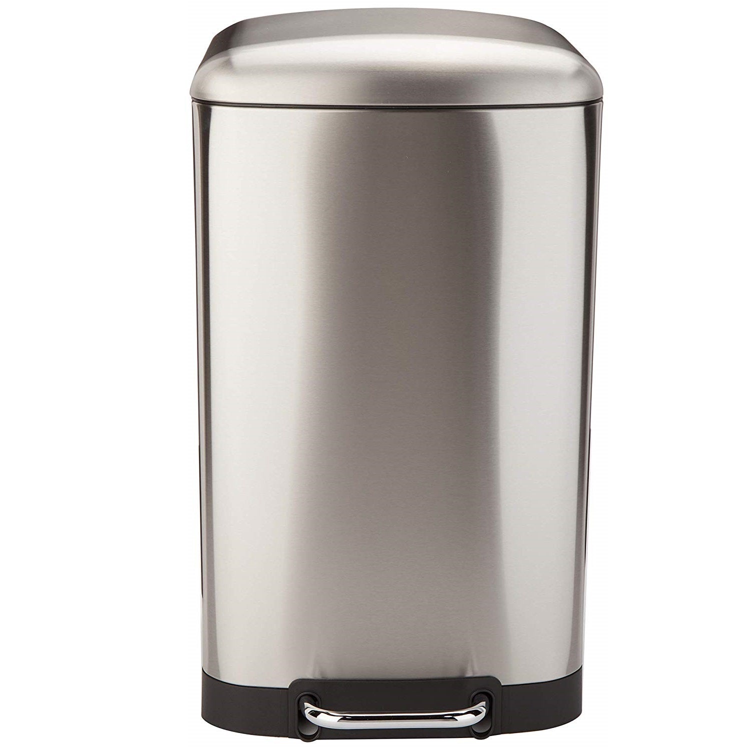 Red Deco Greenwich 40L poubelle cuisine inox à pédale