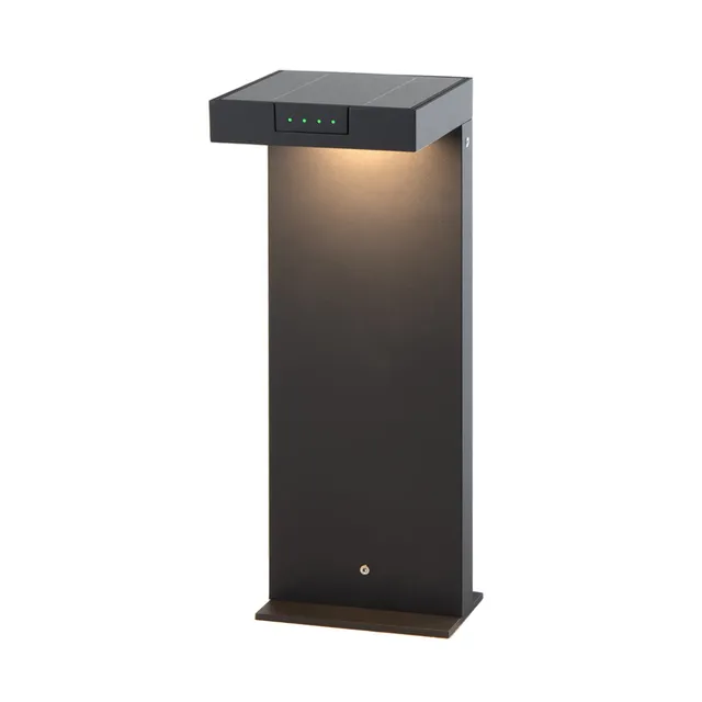 Red Deco Ala Mini borne solaire noire H40cm blanc chaud