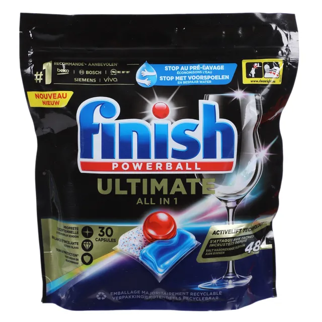 Finish All in 1 Ultimate Tablettes lave-vaisselle x30