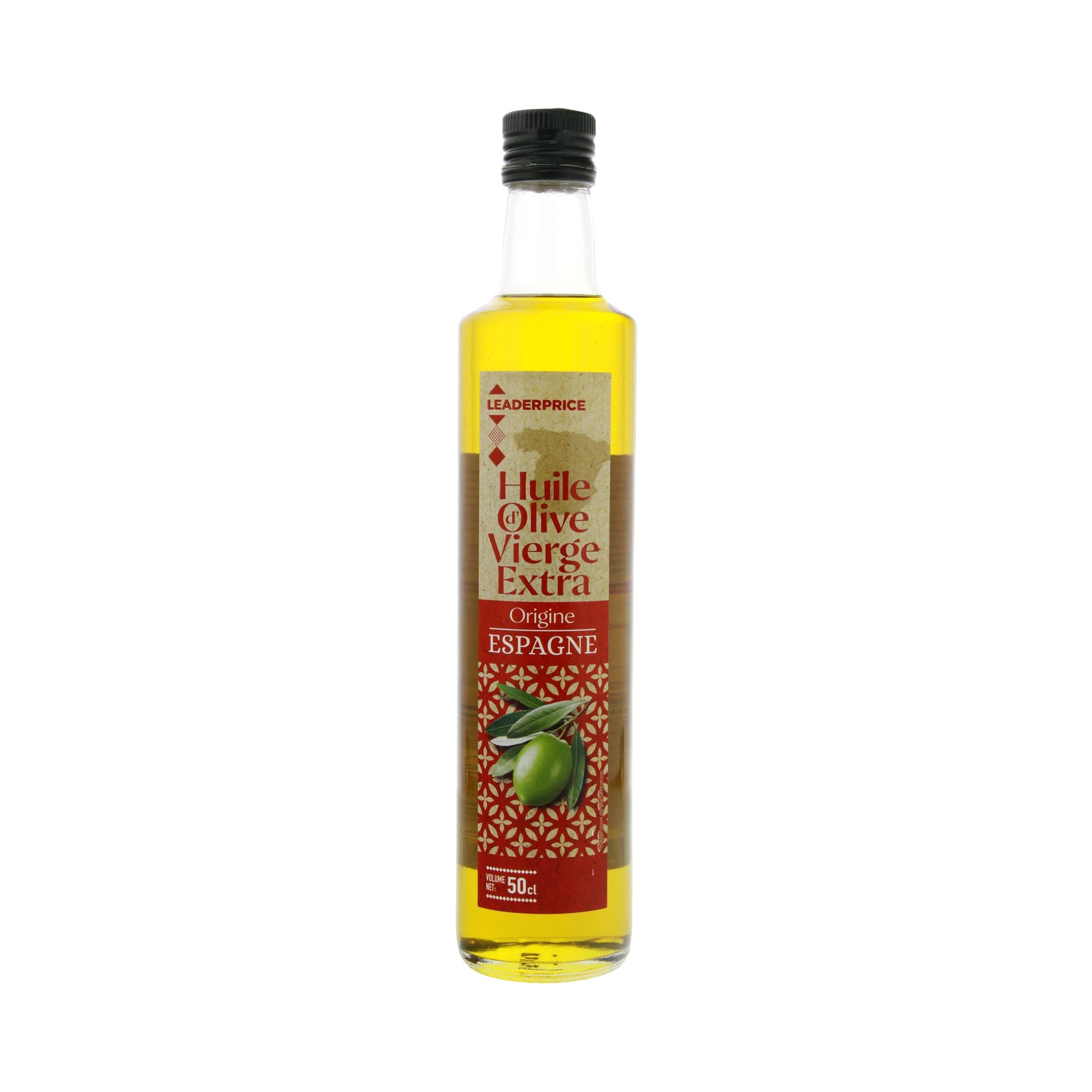Leader Price Huile d'olive vierge extra Espagne 500ml