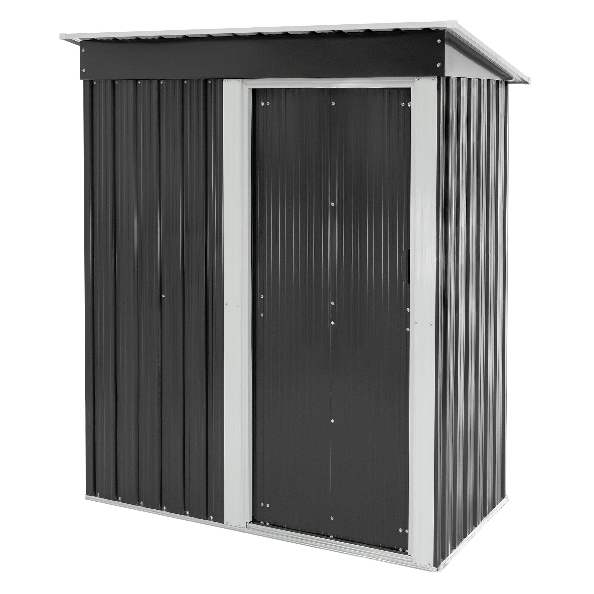 ECD Germany Garten 150x184x76 abri jardin métal gris