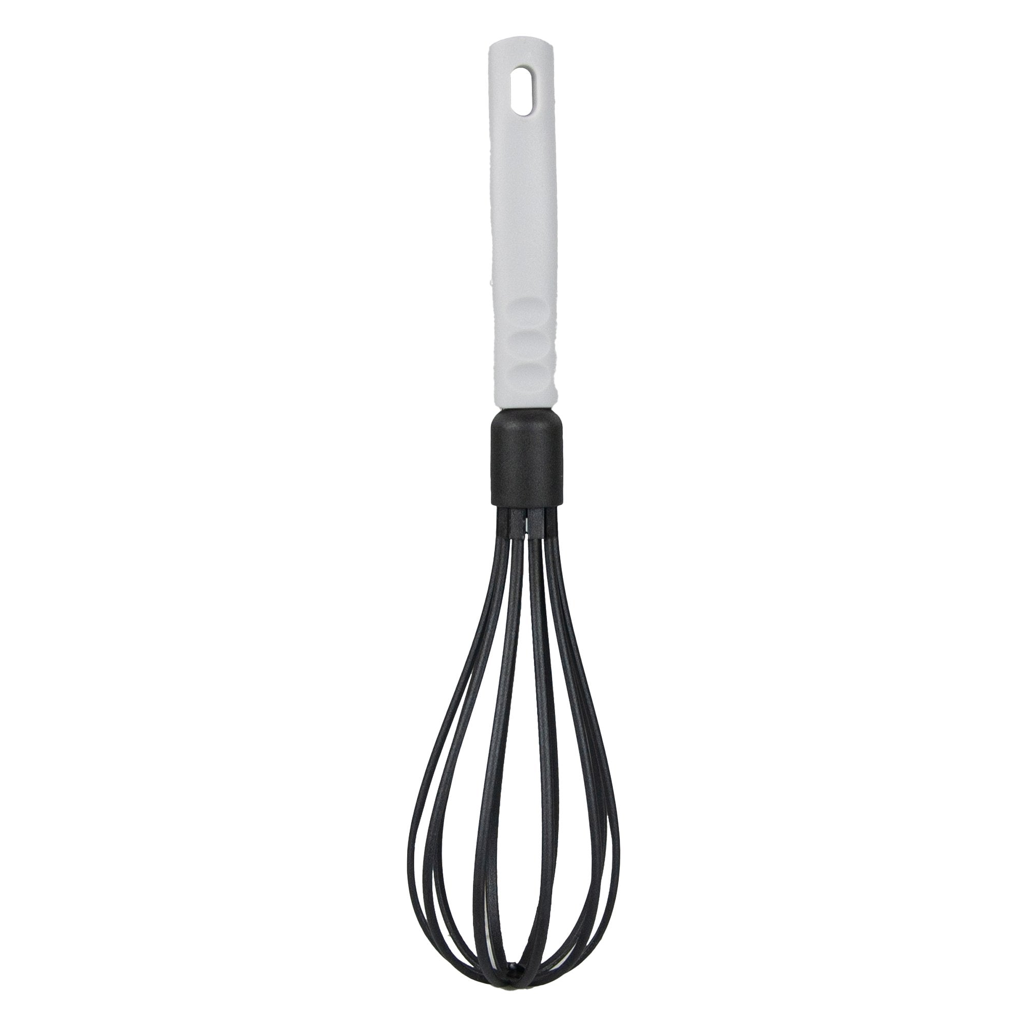 Fouet nylon gris clair cuisine pâtisserie anti-rayure
