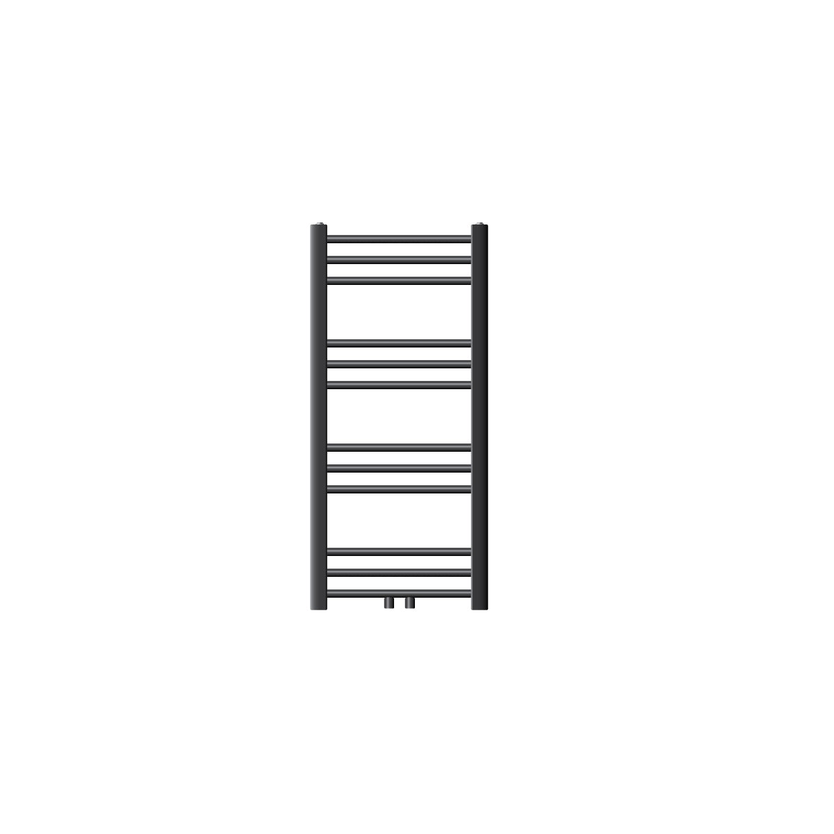 ECD Germany Sahara sèche-serviettes cintré anthracite 600x1500 mm thermostat