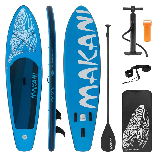 ECD Germany Makani 320 Planche Paddle Gonflable Bleu + Pompe