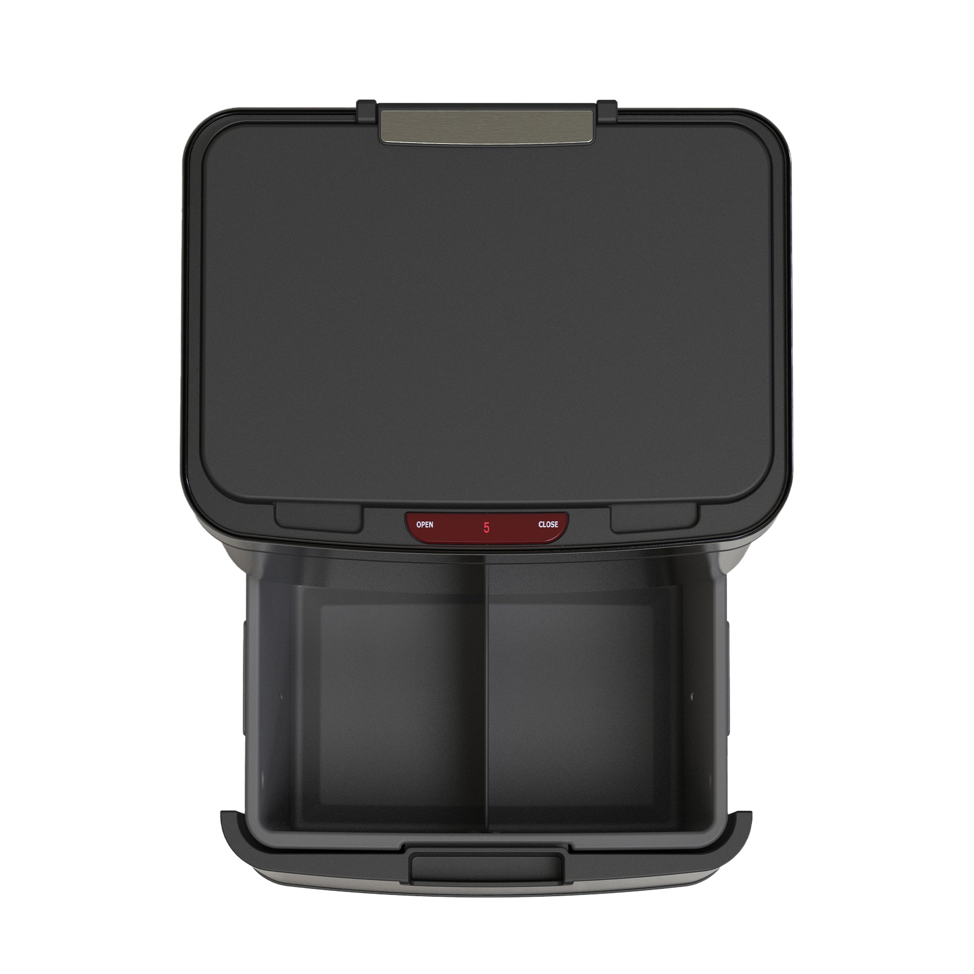 Red Deco Narvik poubelle automatique 75L noir mat +3L