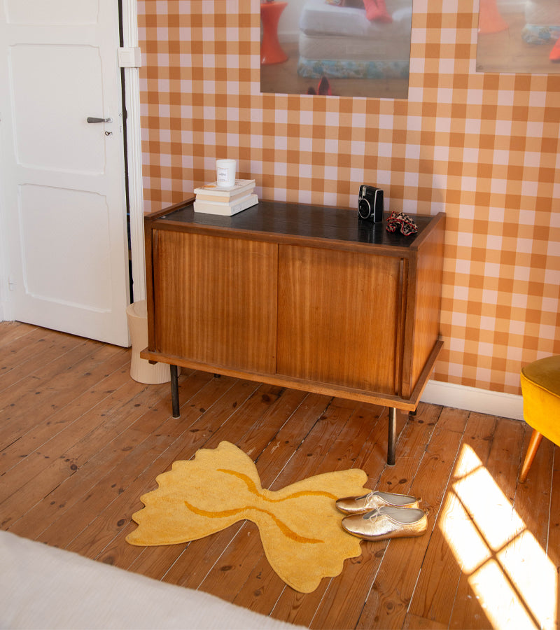 L'avant gardiste Tapis Farfalle tapis pâtes déco