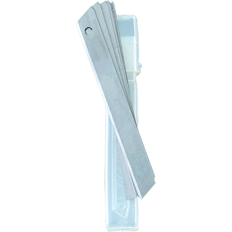 Safe Tool Bricolage Étui 10 lames cutter 9 mm acier