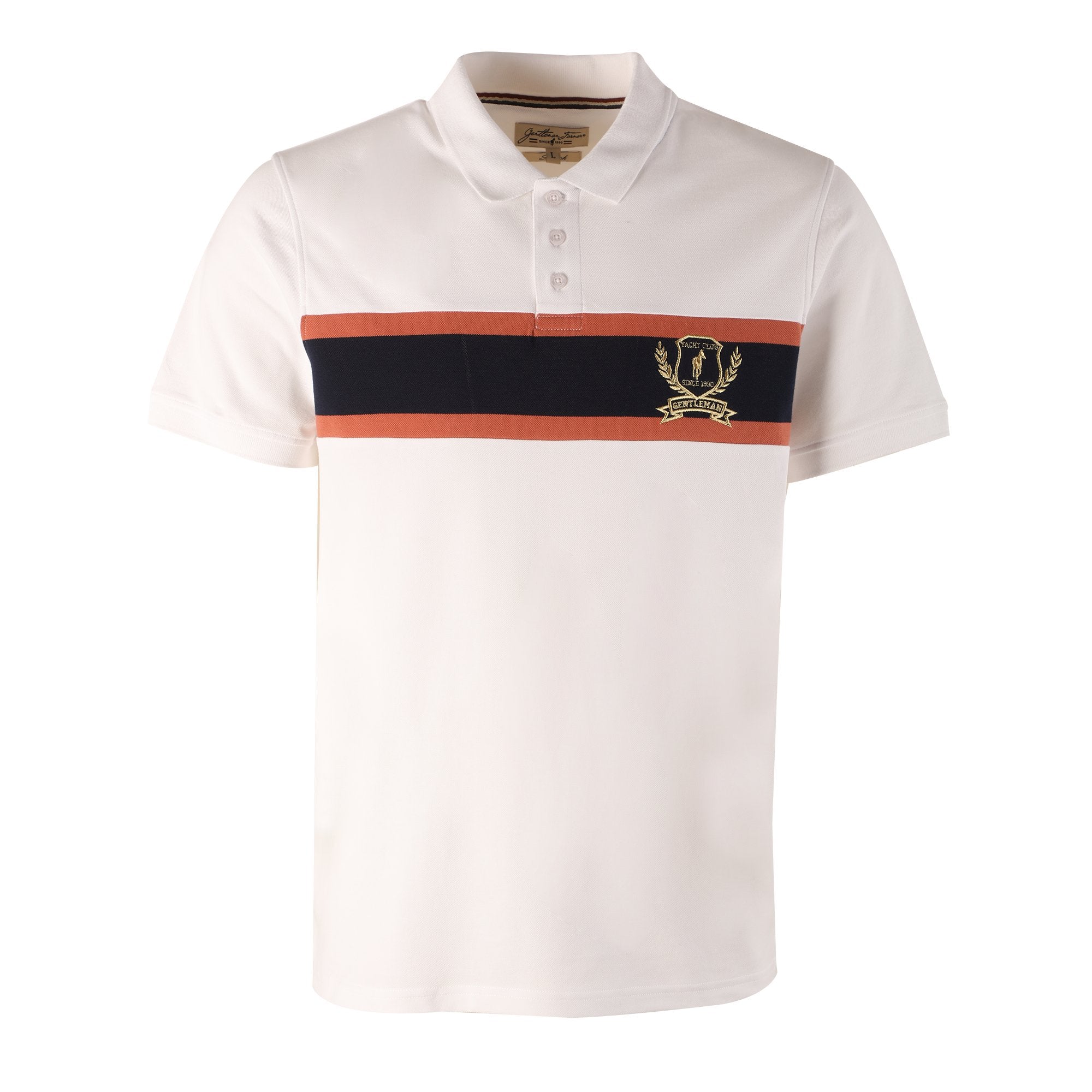 Stokomani Polo manche courte blanc homme
