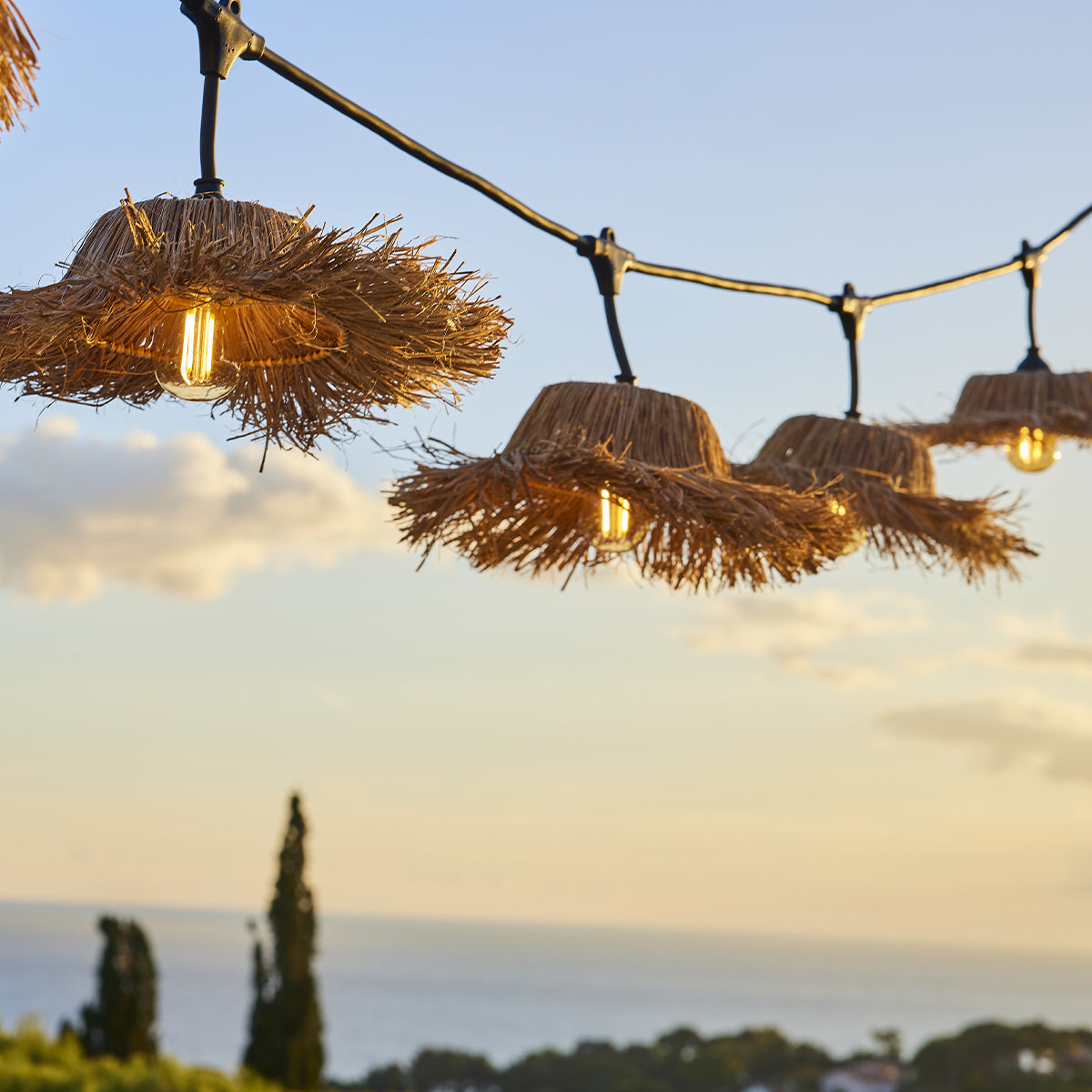 Red Deco Tahiti Light 43,8m guirlande lumineuse 70 LED