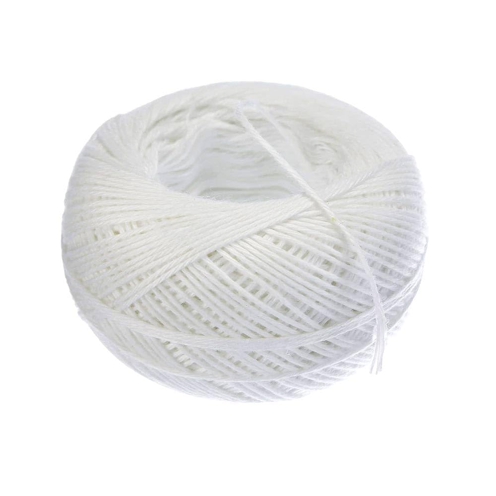 Shop-Story Ficelle Alimentaire Polyester Blanc 100 Mètres