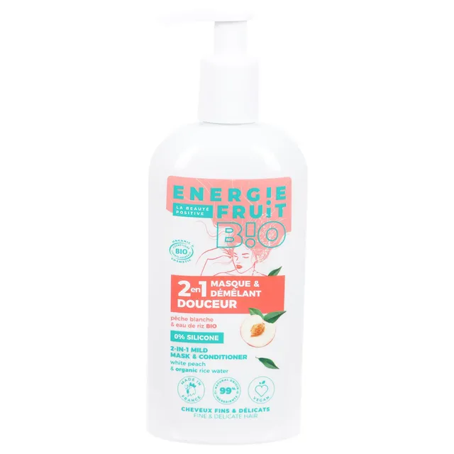 Stokomani Beauté Masque Démêlant 2 en 1 pêche cheveux