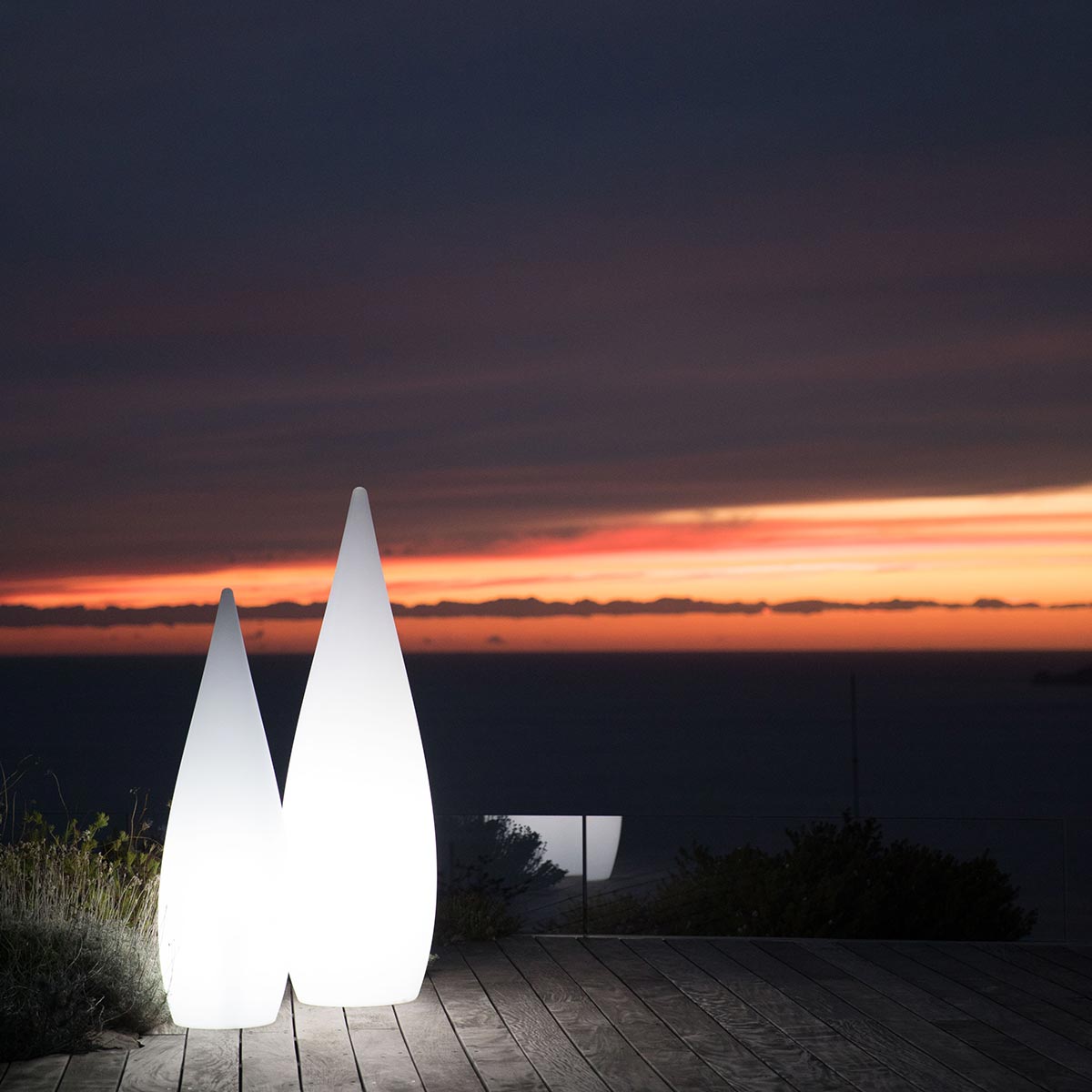 Red Deco Classy H120cm lampadaire filaire LED blanc E27