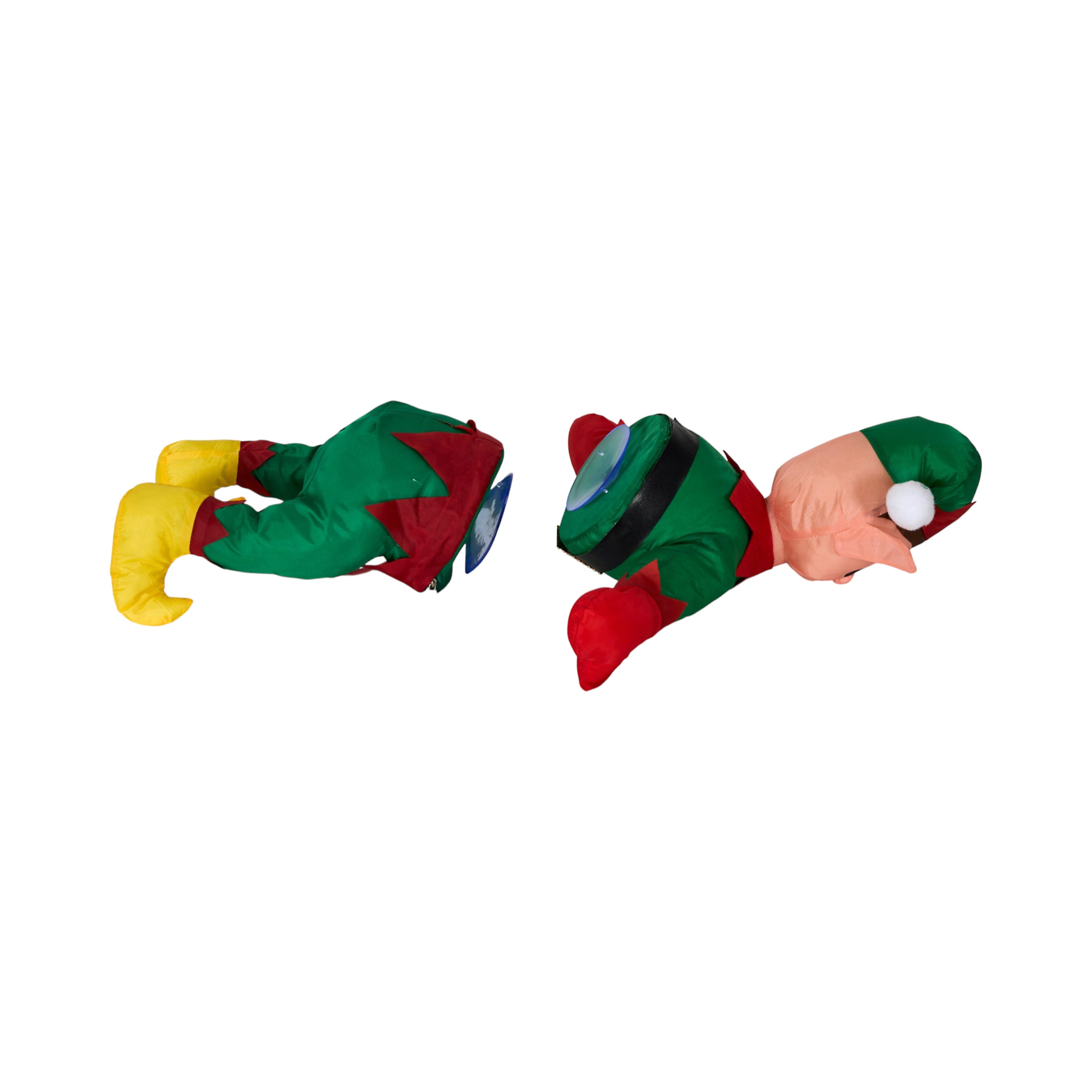 Stokomani Fêtes et cérémonies décoration ventouse Père Noël lutin