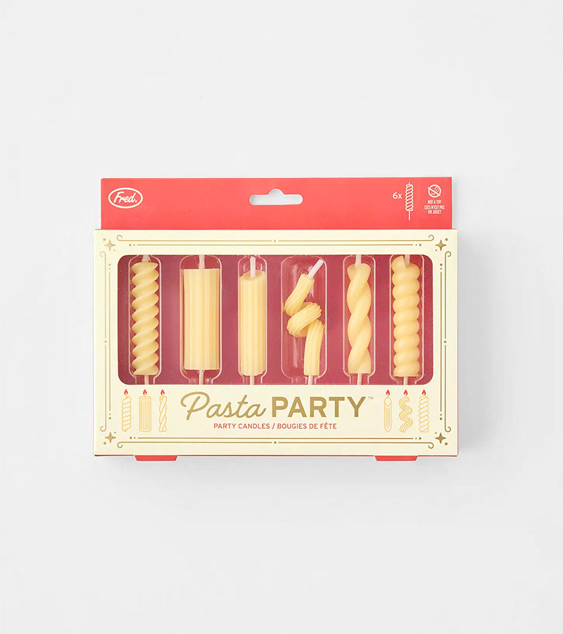 L'avant gardiste Objets déco bougies anniversaire pasta