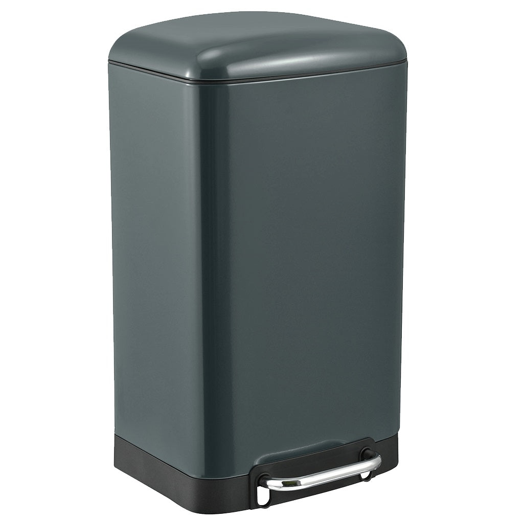 Red Deco Greenwich 40L poubelle à pédale inox gris