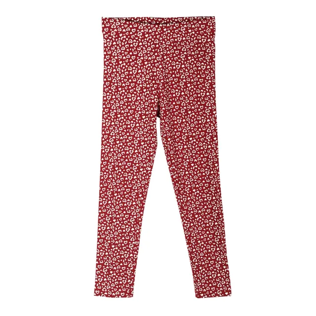 Stokomani legging imprimé rouge enfant stretch