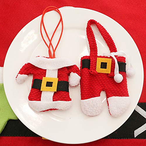 Shop-Story Maison porte-couverts Noël Père Noël lot 6 pièces
