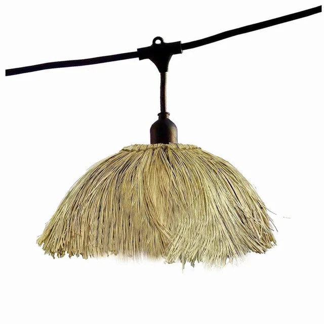 Red Deco Havana guirlande 6 m 7xE27 jute blanc chaud