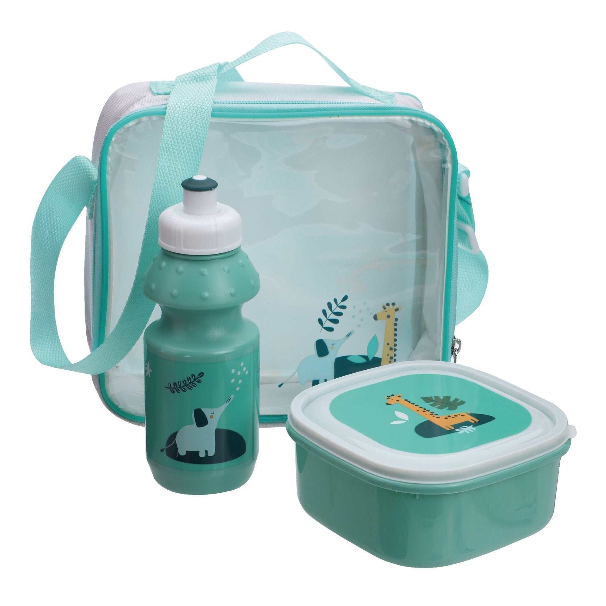 Stokomani Boîte à repas enfant rose + gourde