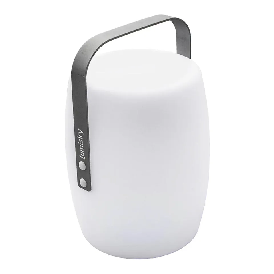 Red Deco Lucy Rock H31cm lanterne sans fil poignée dimmable