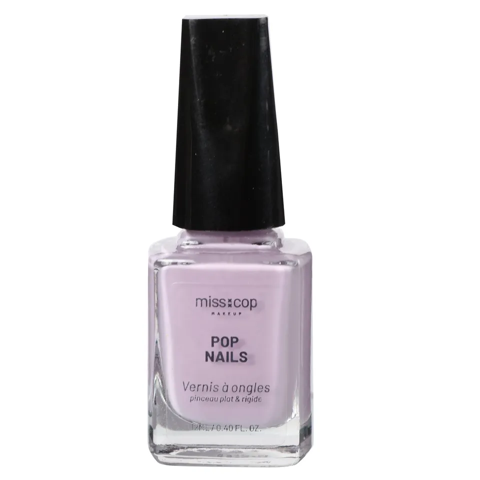 Stokomani Beauté Miss Cop vernis ongles lilas pastel élégant