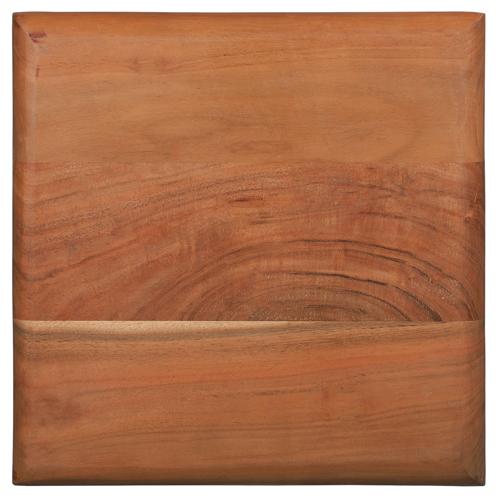 WOMO-Design bout de canapé 30x30x45 cm acacia naturel noir