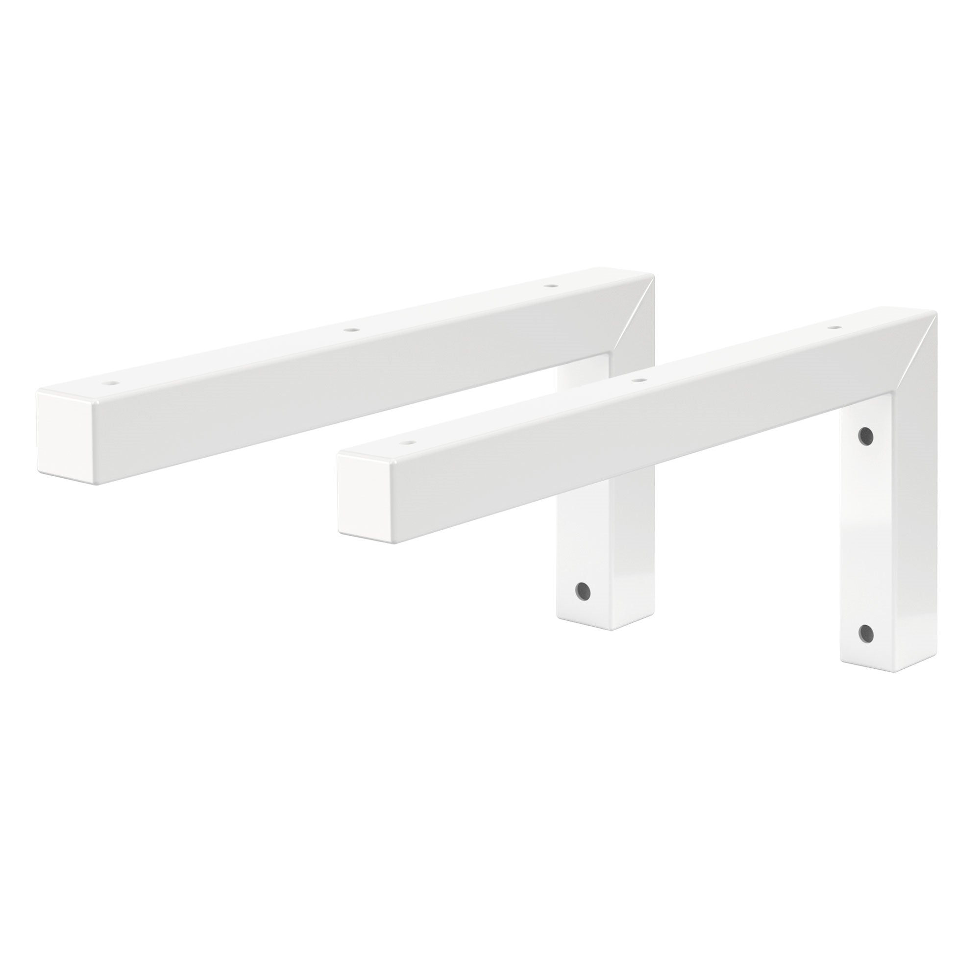 ML-Design console murale acier noir lot 2 300x150 mm vasque
