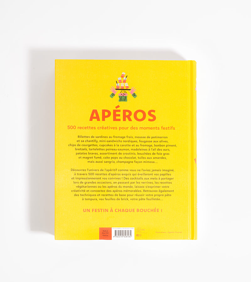 L'avant gardiste Livres Apéros livre 500 recettes apéritif