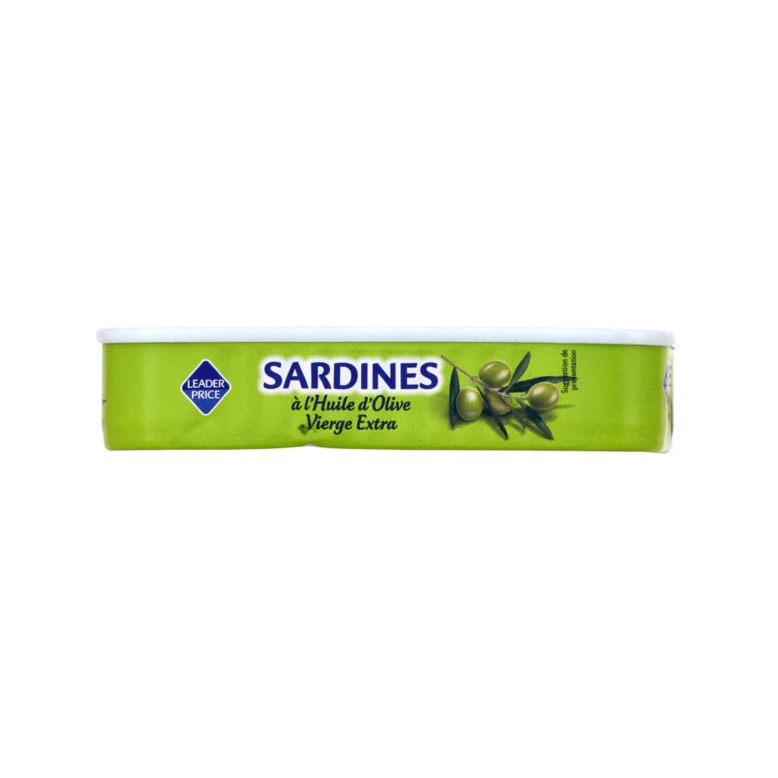 Leader Price Sardines à l'huile d'olive conserve 80,5g