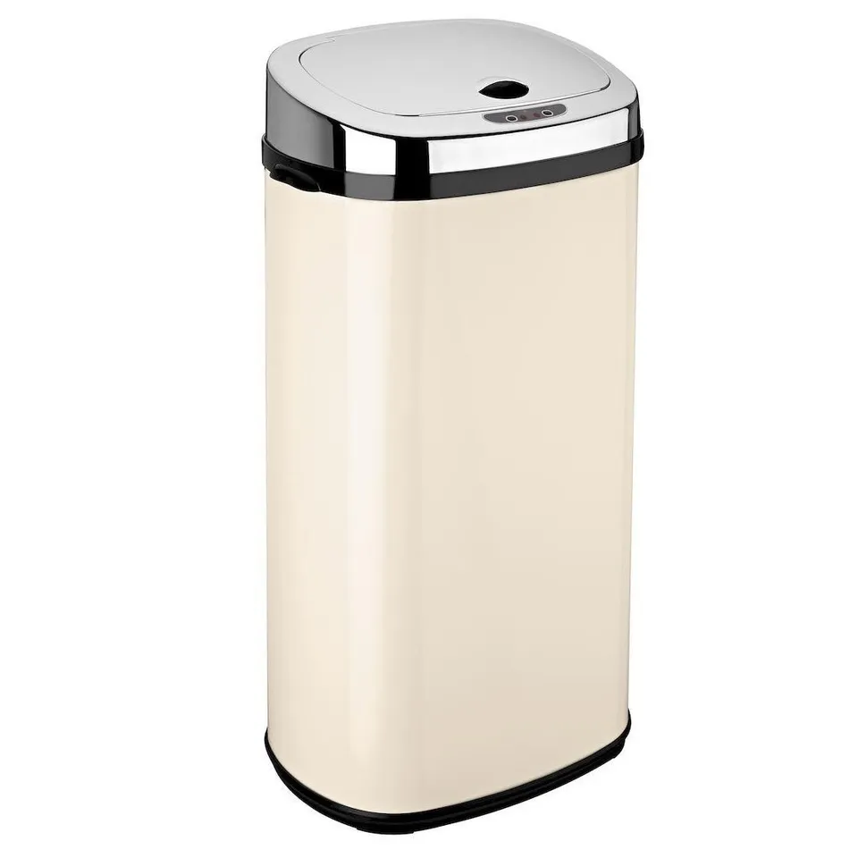 Red Deco Largo 42L poubelle automatique crème brillant inox