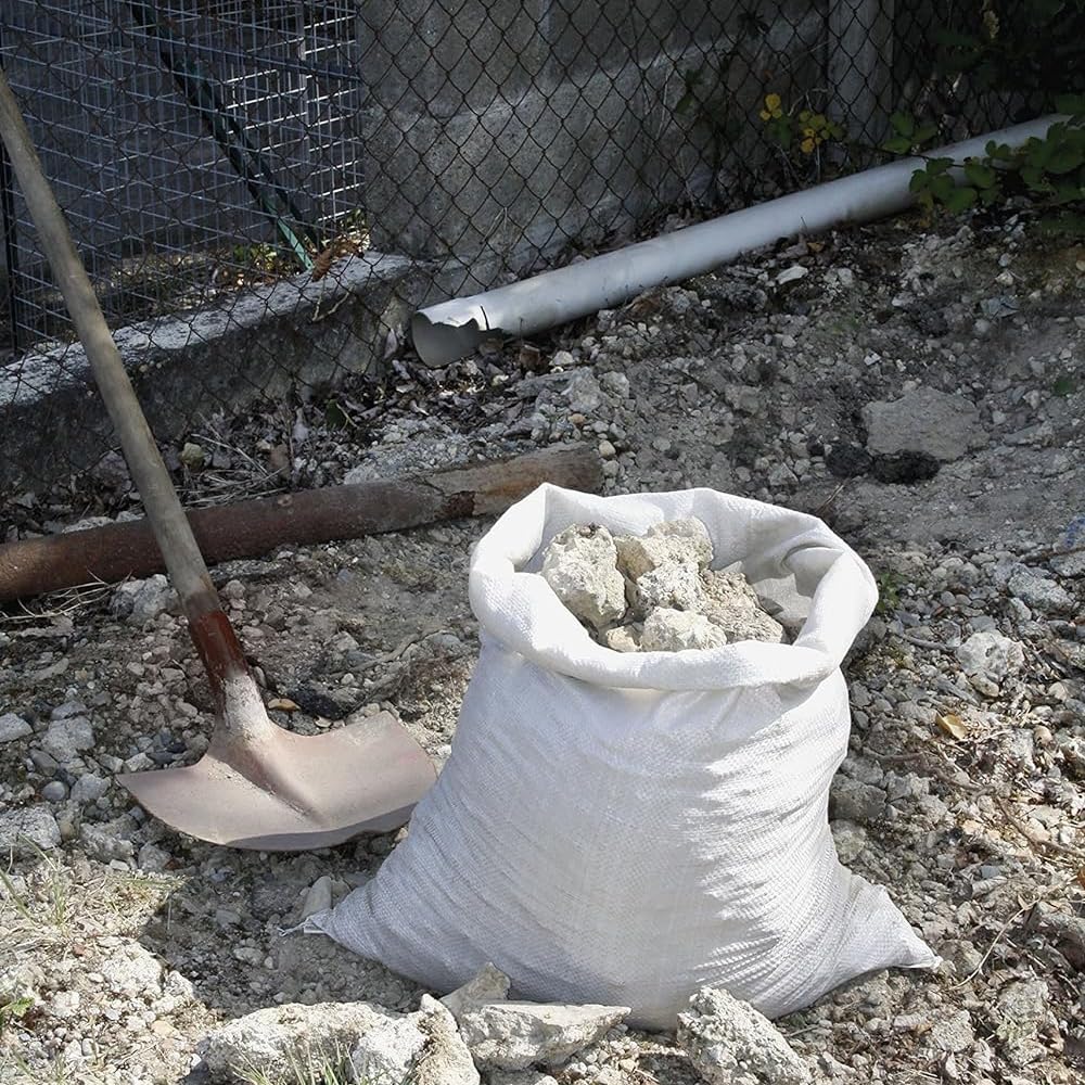 Shop-Story Rubbag lot 5 sacs 70 L blanc 30 kg polypropylène