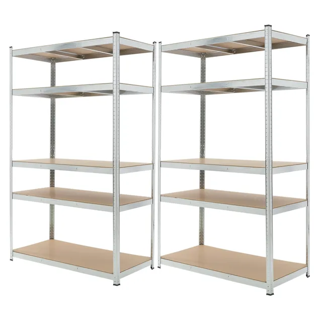 ECD Germany Werkstatt étagère 200x120x50 argent 875 kg lot 2