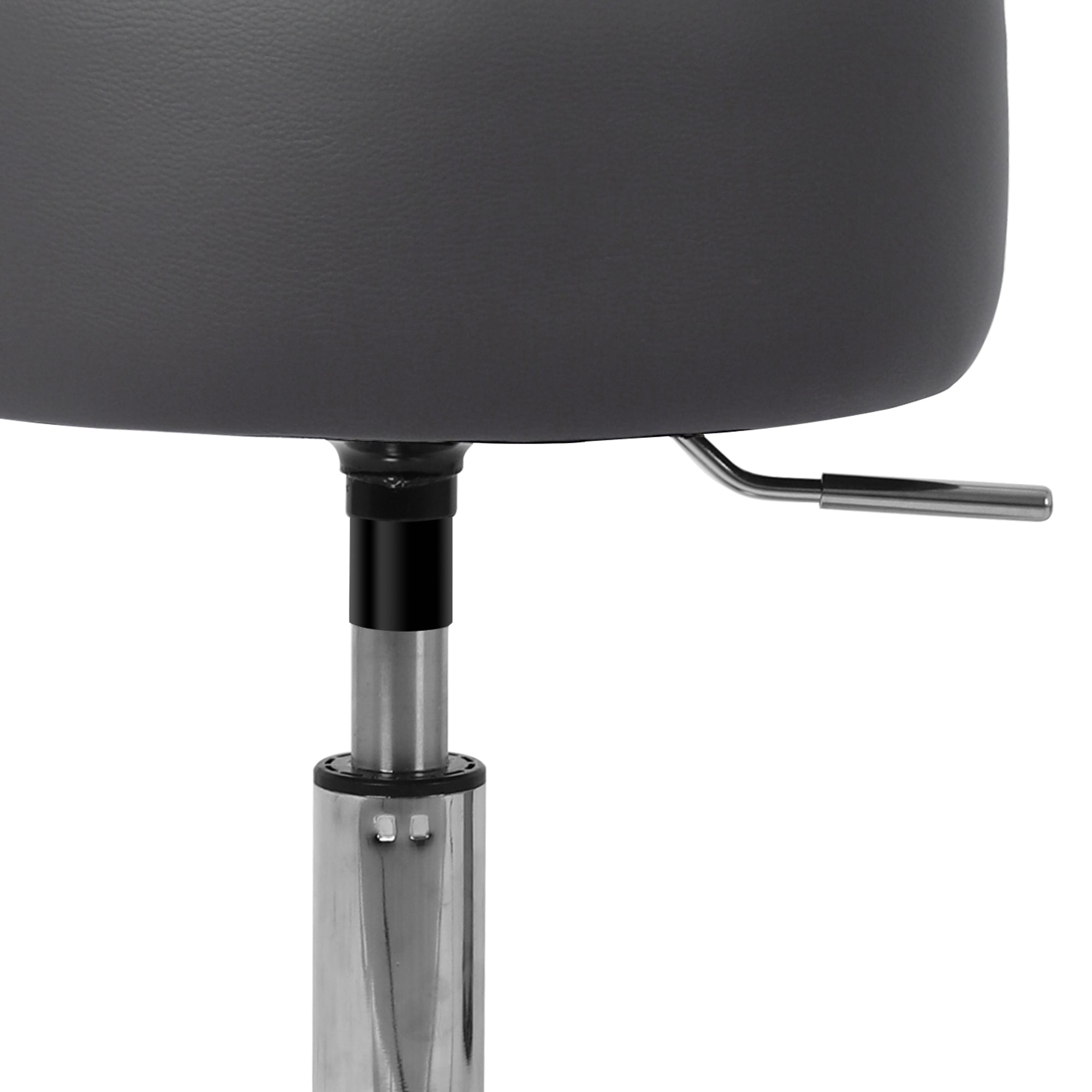 ML-Design tabouret de bar gris foncé Ø33 cm réglable 1 pièce