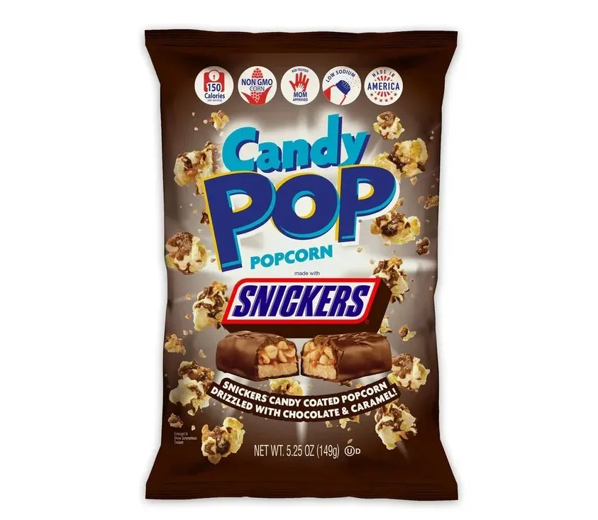 Snickers Pop Corn pop-corn sachet chocolat cacahuète